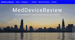 Desktop Screenshot of meddevicereview.com